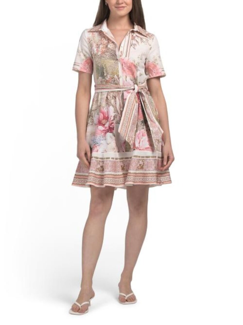 MAGARI Made In Italy Short Sleeve Mini Dress